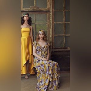 Floral long maxi dress.